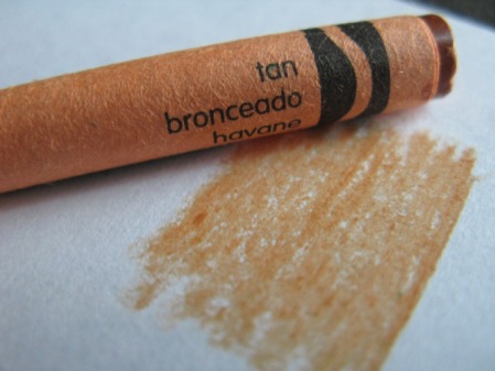 Tan crayon! Image: Wikipedia.
