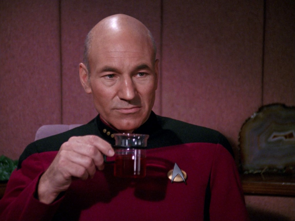 I have learned this evening that the Jean Luc Picard character from Star Trek drank Earl Grey Tea a lot, too.