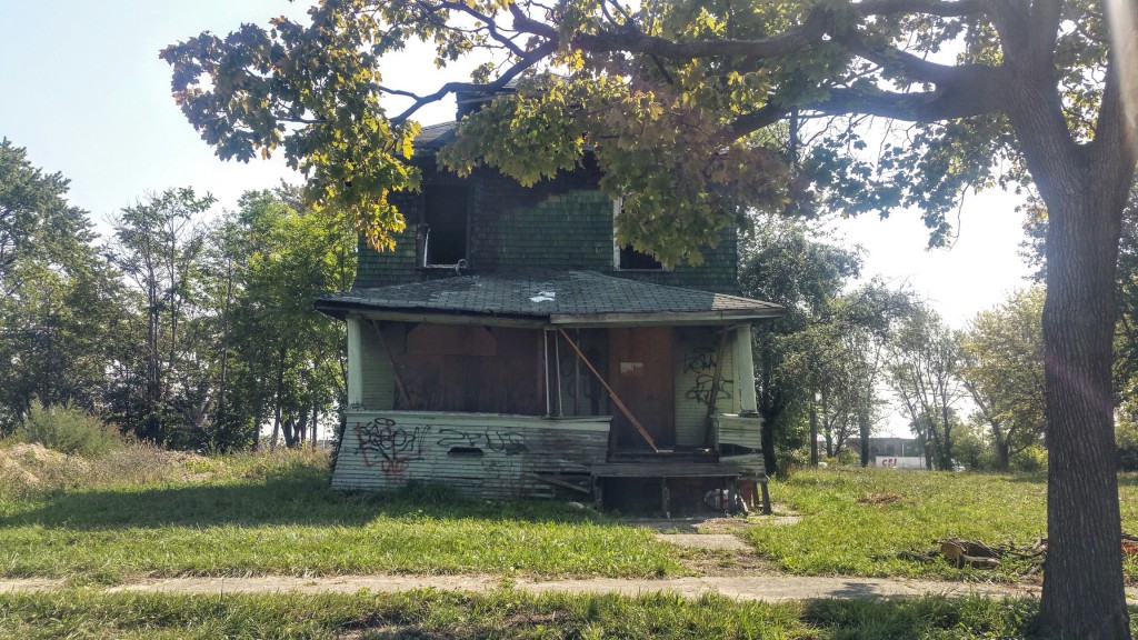 Abandoned house, Detroit. Photo: Me