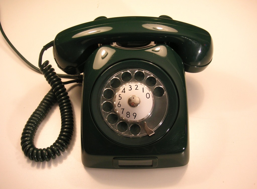 Phone. Holger Ellegaard, 1972. Photo: Wikipedia