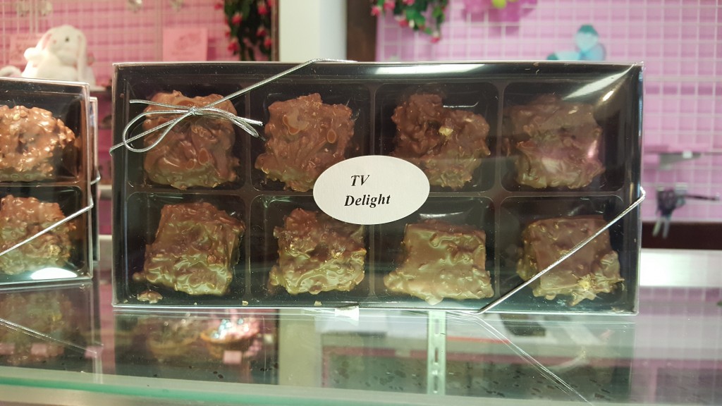 I strongly object to this idea at Fowler's Chocolate today. Photo: Me
