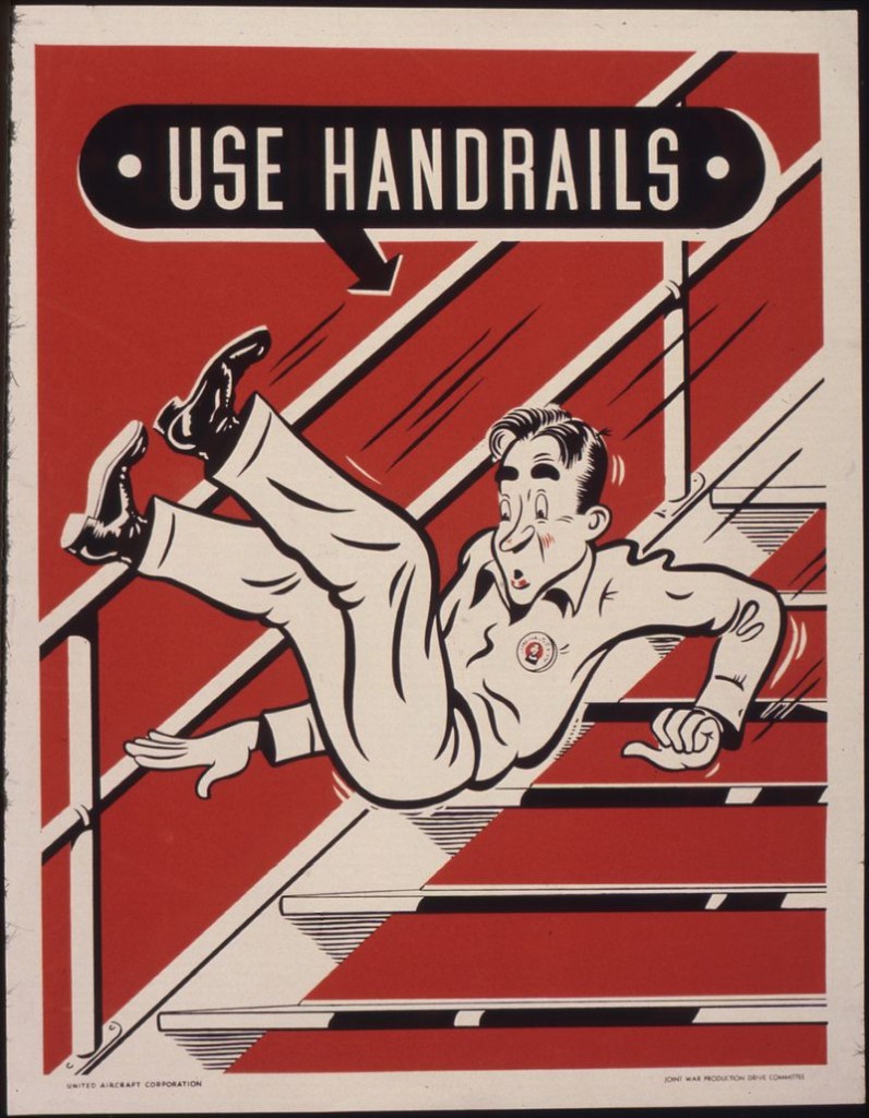 Safety poster. Image: U.S. National Archives and Records Administration via Wikipedia.