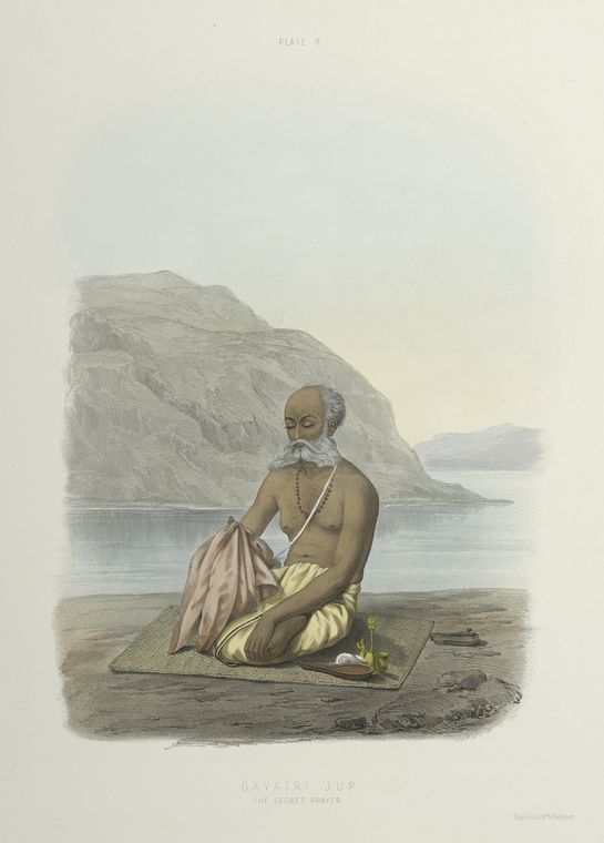 Day & Son lithograph, Gayatri Jup, 1851. Image: Wikipedia. 