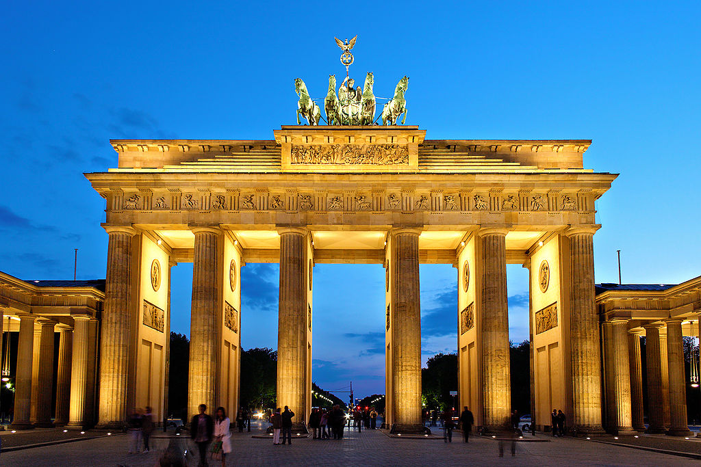 The Brandenburg Gate, Berlin, 2008. Photo: Wikipedia.