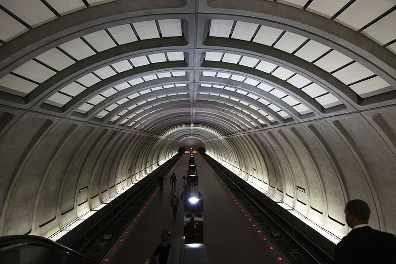 The Cleveland Park stop on the D.C. Metro's Red Line. That was my stop. Photo: Wikipedia. 