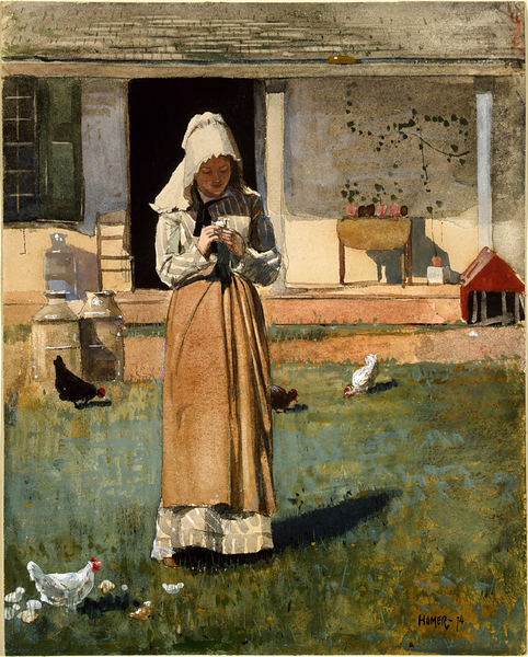 The Sick Chicken by Winslow Homer, 1874. Image: Wikipedia.