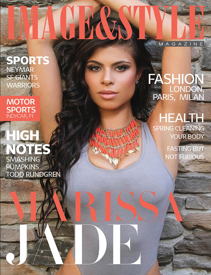 Image & Style magazine's April 2016 cover featuring "Mob Wives" Marissa Jade. Image: Wikipedia.