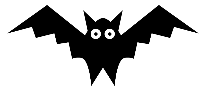 As much as I like bats, they're not exactly handsome creatures. I went with free clip art. Image: Internet. 