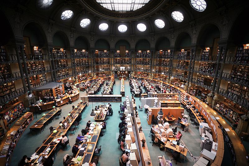 The National Library of France in Paris. Also known as Heaven Itself, as long as I can read French in heaven.) Image: Wikipedia.