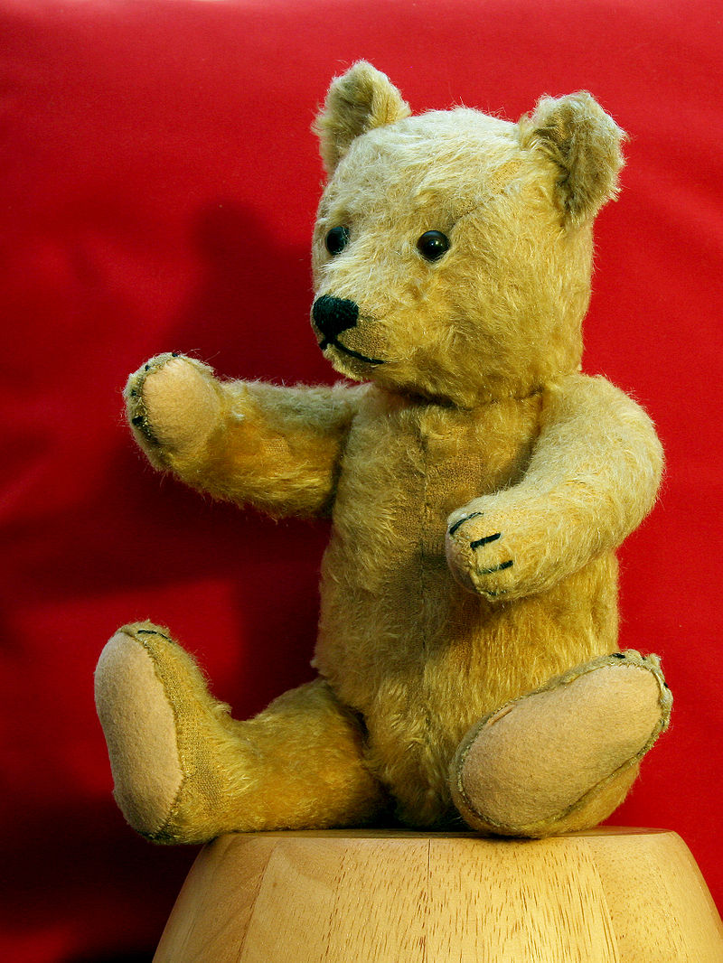A teddy bear. It's cuter than a picture of a condo. Image: Wikipedia, who else?