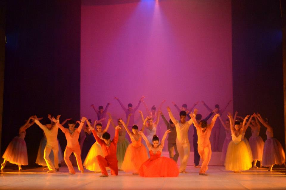 A picture of the Kosovo Ballet troupe performing "Flight towards the light" in 2013. Why not? Image: Wikipedia.