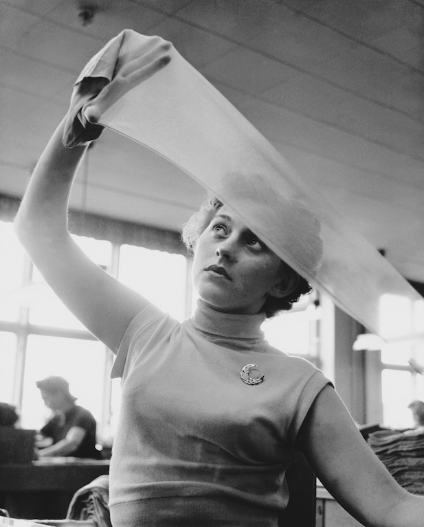 Woman with 'tockins, 1953. Image: Wikipedia.  