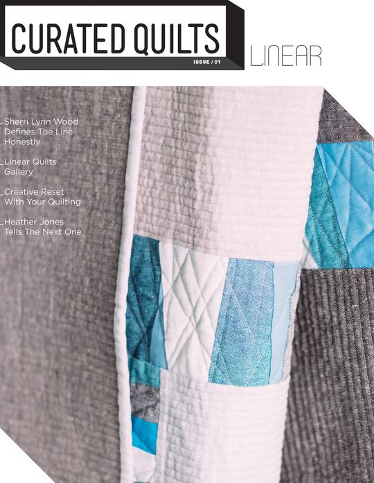Way to go, girls. The debut issue of Curated Quilts is here. Image courtesy Curated Quilts.